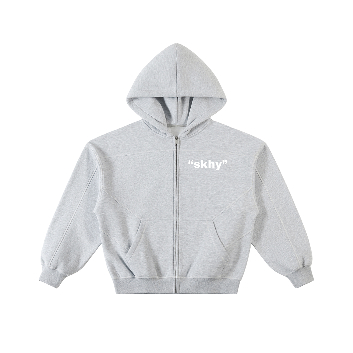 Stitched Fleece Zip Up