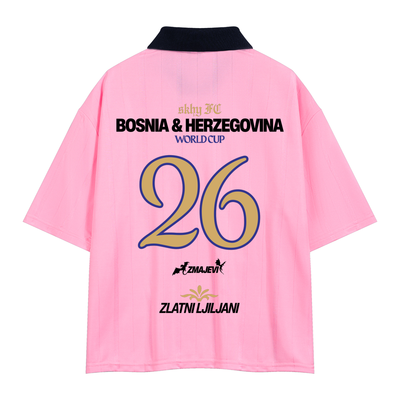 PINK BOSNIA WC JERSEY - ENGLISH EDITION