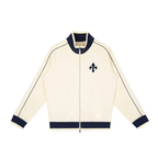 Color Block Raglan Sleeve Zip Track Jacket