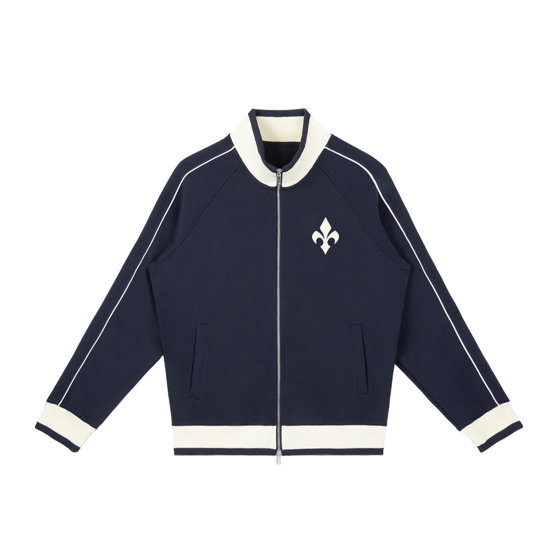 Navy Zip Track Jacket