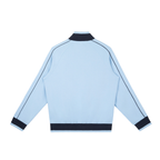 Color Block Raglan Sleeve Zip Track Jacket