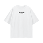 "skhy x6 Black " Oversized Tee