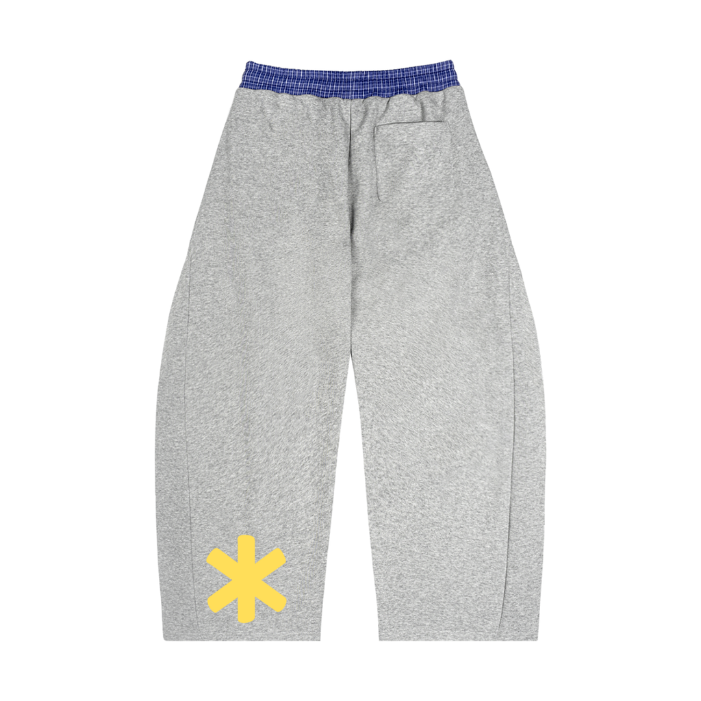 Plaid Waistband Sweatpants