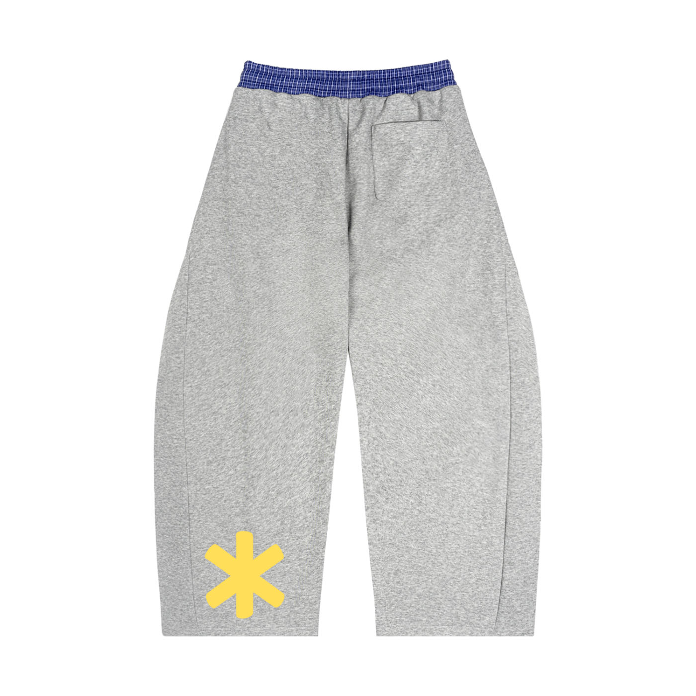 Plaid Waistband Sweatpants
