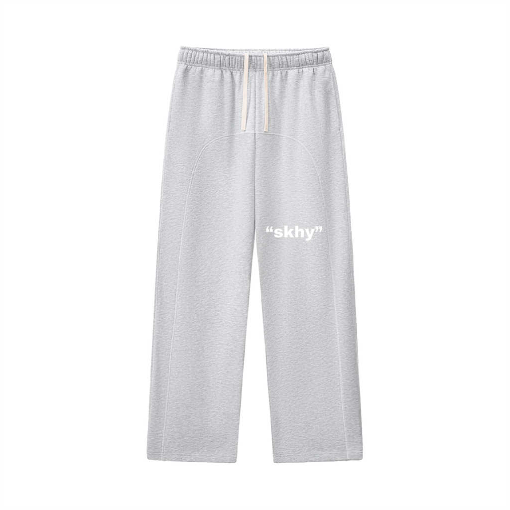 Contrast-Stitched Fleece Sweatpants